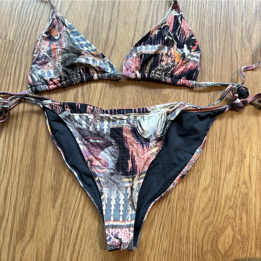 All Saints Peacock Bikini